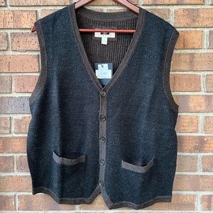 Joseph Abboud Wool Sweater Vest
